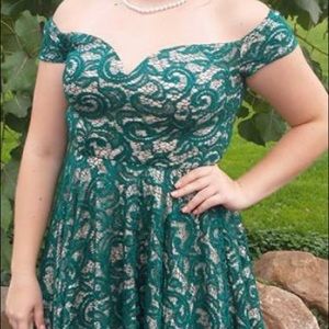 Green Lace Dress